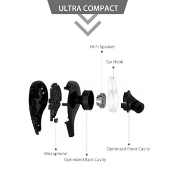 AUKEY Sport Bluetooth Kopfhörer 4.1 Stereo Headset Ohrhörer In Ear Kopfhörer mit Mikrofon für iOS und Android Handys iPhone Samsung HTC iPad - 5