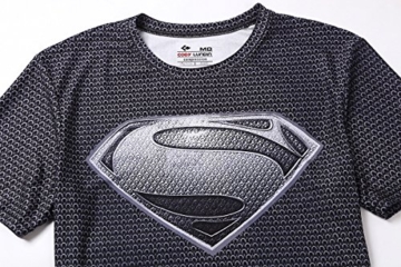 Cody Lundin Herren Superman Fitness T-Shirt, männer kompression Jogging Bewegung Shirt, Men's 3D Superman Shirts (M, Superman A) - 3