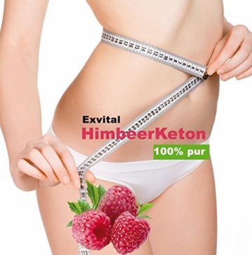 Exvital HimbeerKeton, 90 Kapseln, Fettburner & Stoffwechselturbo zur Unterstützung Ihrer Diät - 4