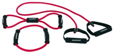 Hudora Fitness-Expanderset 3-teilig, rot - 1