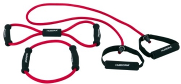 Hudora Fitness-Expanderset 3-teilig, rot - 1