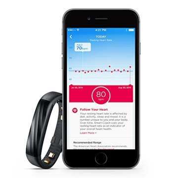 Jawbone UP3 Bluetooth Aktivitäts-/Schlaftracker-Armband (für Apple iOS und Android) schwarz - 5