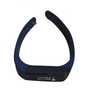 Jcotton I5+, I5 Plus Smartwatch IP67 wasserdichte intelligente Smart bracelet Bluetooth 4.0 Fitness Aktivität Tracker beobachten Sport Gesundheit Pedometer Armband Fügen Fitness Schlaf Monitor Sedentary Erinnerung Wristband Kompatibel mit Android IOS Smartphones (dunkelblau) - 2