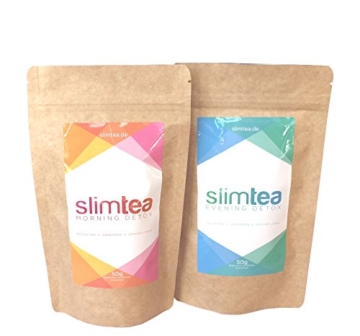 Slimtea Detox Tee 18-Tage-Kur | Natürlich Entgiften & Entschlacken mit Tee | Optimale Ergänzung zu Diäten - 2