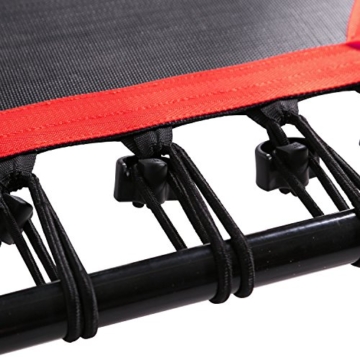 SportPlus Fitness Trampolin, Bungee-Seil-System, Ø 110 cm, bis 130 kg Benutzergewicht, TÜV Süd Sicherheit geprüft - 3