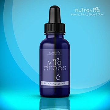 Vita Drops natürliche Gewichtsabnahme / Gewichtsverlust / Fettverbrenner von Nutravita, bekannt aus der Cosmopolitan | Inhaltsstoffe: Garcinia Cambogia, Aloe vera, Grüntee-Extrakt, Spirulina & 5-HTP | Für Vegetarier geeignet | Hergestellt in Großbritannien | 100 % GELD-ZURÜCK-GARANTIE OHNE FRAGEN - 4